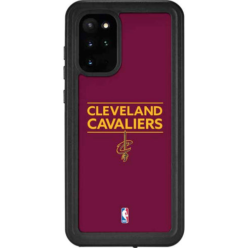 NBA Cleveland Cavaliers Standard - Maroon Galaxy S20 Plus Waterproof Case