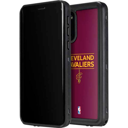 NBA Cleveland Cavaliers Standard - Maroon Galaxy S20 Plus Waterproof Case