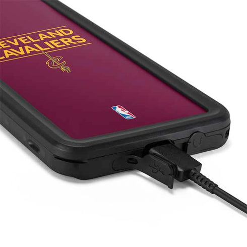 NBA Cleveland Cavaliers Standard - Maroon Galaxy S20 Plus Waterproof Case