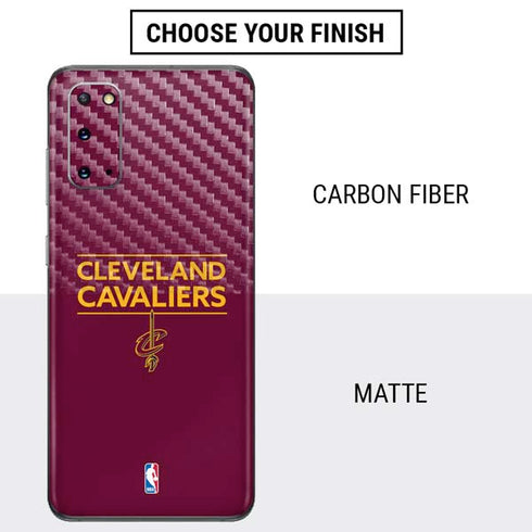 NBA Cleveland Cavaliers Standard - Maroon Galaxy S20 Skin