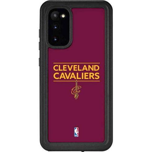NBA Cleveland Cavaliers Standard - Maroon Galaxy S20 Waterproof Case