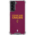 NBA Cleveland Cavaliers Standard - Maroon Galaxy S21 5G Clear Case