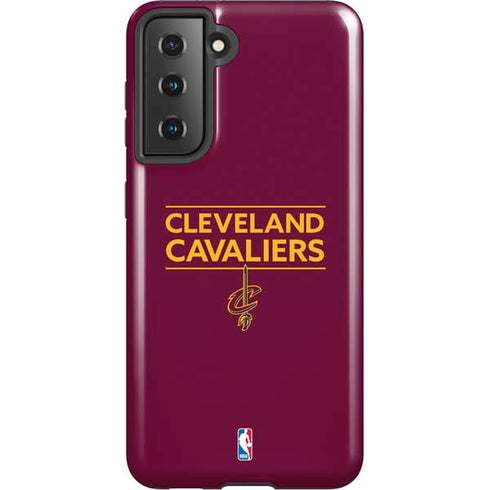NBA Cleveland Cavaliers Standard - Maroon Galaxy S21 5G Pro Case