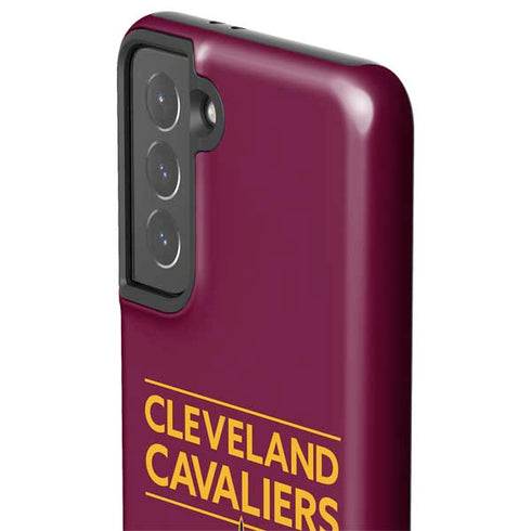 NBA Cleveland Cavaliers Standard - Maroon Galaxy S21 5G Pro Case