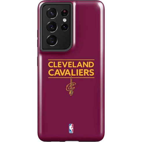 NBA Cleveland Cavaliers Standard - Maroon Galaxy S21 Ultra 5G Pro Case