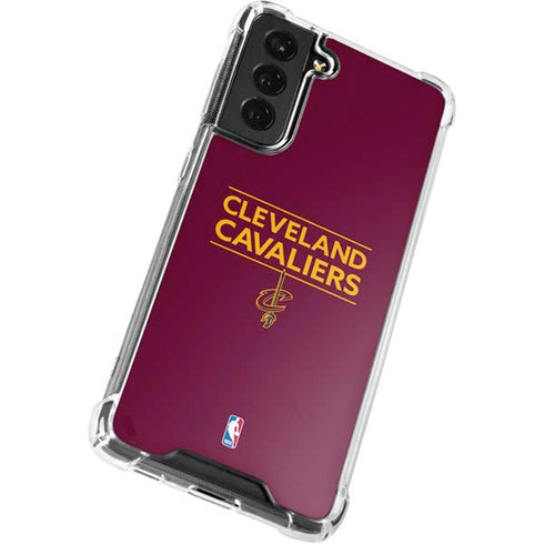 NBA Cleveland Cavaliers Standard - Maroon Galaxy S22 Plus Clear Case