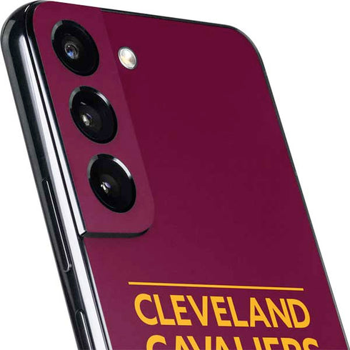 NBA Cleveland Cavaliers Standard - Maroon Galaxy S22 Skin
