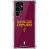 NBA Cleveland Cavaliers Standard - Maroon Galaxy S22 Ultra Clear Case