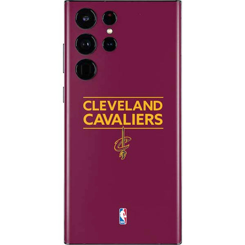 NBA Cleveland Cavaliers Standard - Maroon Galaxy S22 Ultra Skin