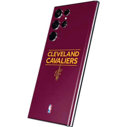 NBA Cleveland Cavaliers Standard - Maroon Galaxy S22 Ultra Skin