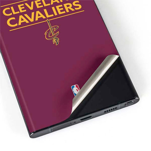 NBA Cleveland Cavaliers Standard - Maroon Galaxy S22 Ultra Skin