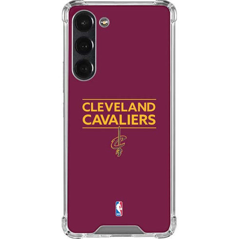NBA Cleveland Cavaliers Standard - Maroon Galaxy S23 Plus Clear Case