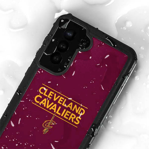 NBA Cleveland Cavaliers Standard - Maroon Galaxy S23 Plus Waterproof Case