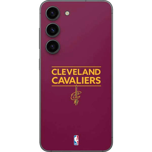 NBA Cleveland Cavaliers Standard - Maroon Galaxy S23 Skin