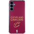 NBA Cleveland Cavaliers Standard - Maroon Galaxy S24 Clear Case