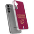 NBA Cleveland Cavaliers Standard - Maroon Galaxy S24 Plus Clear Case