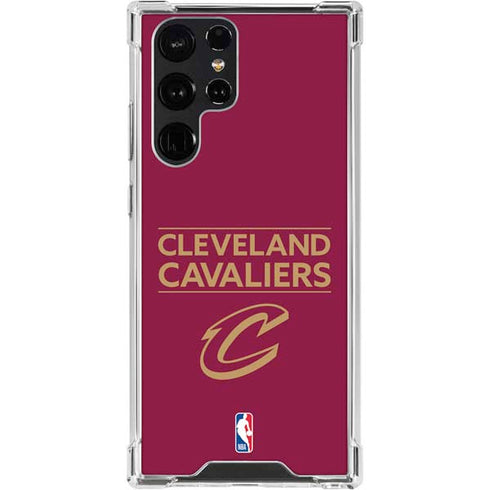 NBA Cleveland Cavaliers Standard - Maroon Galaxy S24 Ultra Clear Case