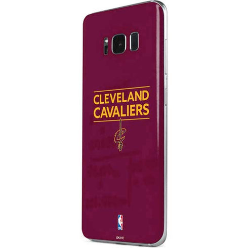 NBA Cleveland Cavaliers Standard - Maroon Galaxy S8 Skin