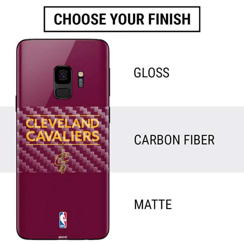 NBA Cleveland Cavaliers Standard - Maroon Galaxy S9 Skin