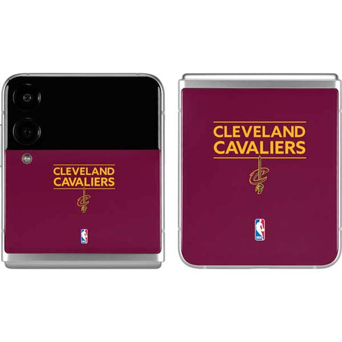 NBA Cleveland Cavaliers Standard - Maroon Galaxy Z Flip4 5G Skin