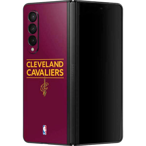 NBA Cleveland Cavaliers Standard - Maroon Galaxy Z Fold3 5G Skin