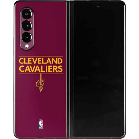 NBA Cleveland Cavaliers Standard - Maroon Galaxy Z Fold3 5G Skin