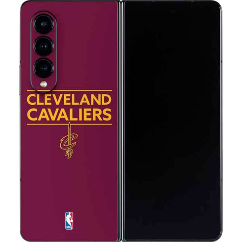 NBA Cleveland Cavaliers Standard - Maroon Galaxy Z Fold4 5G Skin