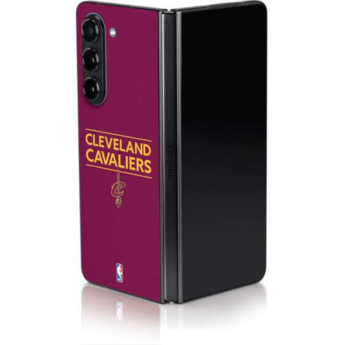 NBA Cleveland Cavaliers Standard - Maroon Galaxy Z Fold5 5G Skin