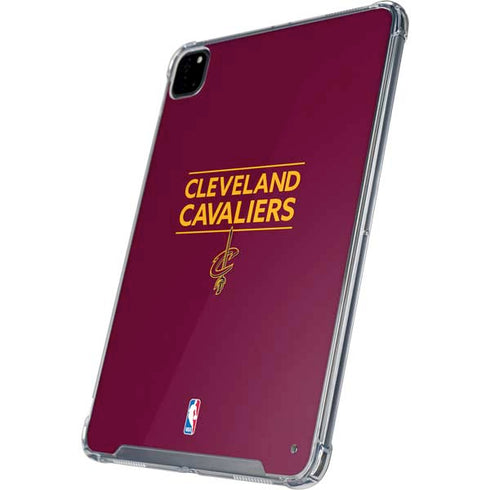 NBA Cleveland Cavaliers Standard - Maroon iPad Pro 12.9in (2020) Clear Case