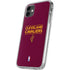 NBA Cleveland Cavaliers Standard - Maroon iPhone 11 Clear Case