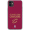 NBA Cleveland Cavaliers Standard - Maroon iPhone 11 Clear Case