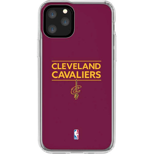 NBA Cleveland Cavaliers Standard - Maroon iPhone 11 Pro Clear Case