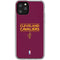 NBA Cleveland Cavaliers Standard - Maroon iPhone 11 Pro Clear Case
