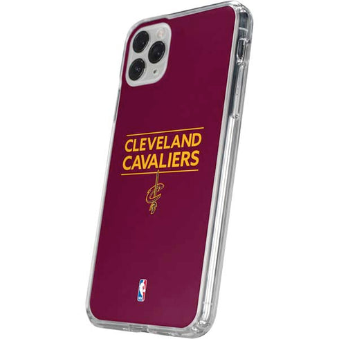 NBA Cleveland Cavaliers Standard - Maroon iPhone 11 Pro Clear Case