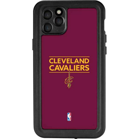 NBA Cleveland Cavaliers Standard - Maroon iPhone 11 Pro Max Waterproof Case