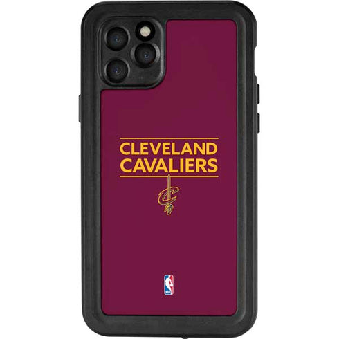 NBA Cleveland Cavaliers Standard - Maroon iPhone 11 Pro Waterproof Case