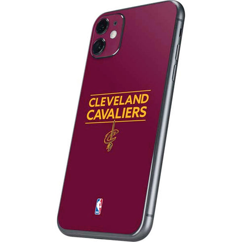 NBA Cleveland Cavaliers Standard - Maroon iPhone 11 Skin