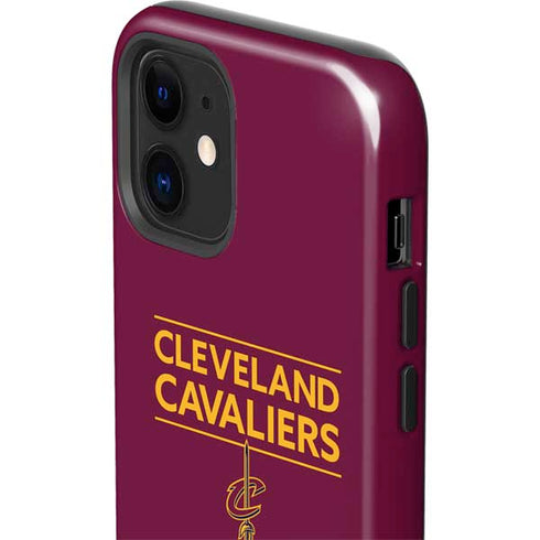 NBA Cleveland Cavaliers Standard - Maroon iPhone 12 Impact Case