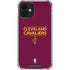 NBA Cleveland Cavaliers Standard - Maroon iPhone 12 Mini Clear Case