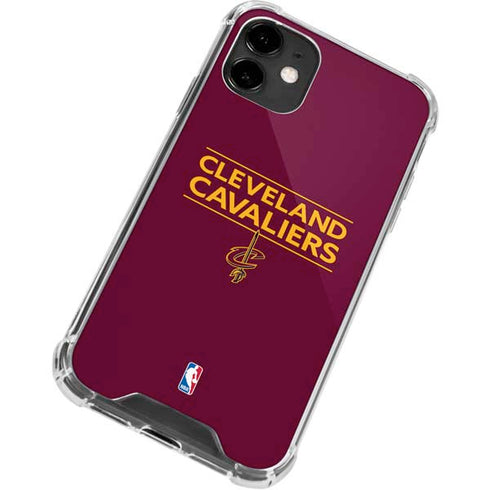 NBA Cleveland Cavaliers Standard - Maroon iPhone 12 Mini Clear Case