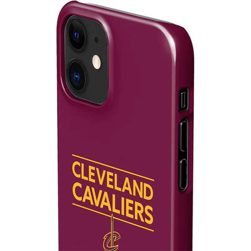 NBA Cleveland Cavaliers Standard - Maroon iPhone 12 Mini Lite Case