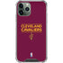 NBA Cleveland Cavaliers Standard - Maroon iPhone 12 Pro Clear Case