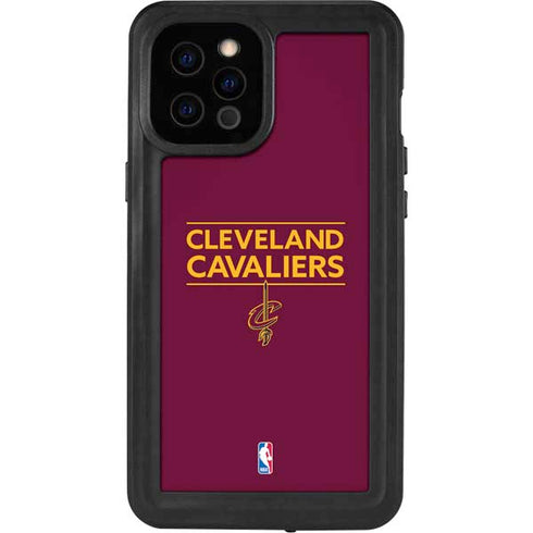 NBA Cleveland Cavaliers Standard - Maroon iPhone 12 Pro Max Waterproof Case