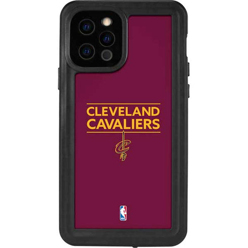 NBA Cleveland Cavaliers Standard - Maroon iPhone 12 Pro Waterproof Case