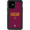 NBA Cleveland Cavaliers Standard - Maroon iPhone 12 Waterproof Case