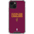 NBA Cleveland Cavaliers Standard - Maroon iPhone 13 Mini Clear Case