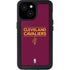 NBA Cleveland Cavaliers Standard - Maroon iPhone 13 Mini Waterproof Case