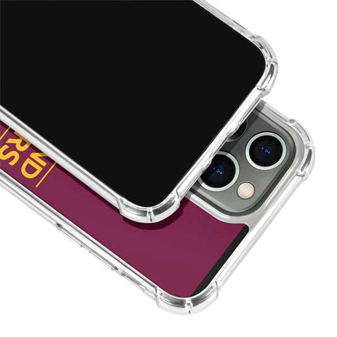 NBA Cleveland Cavaliers Standard - Maroon iPhone 13 Pro Clear Case