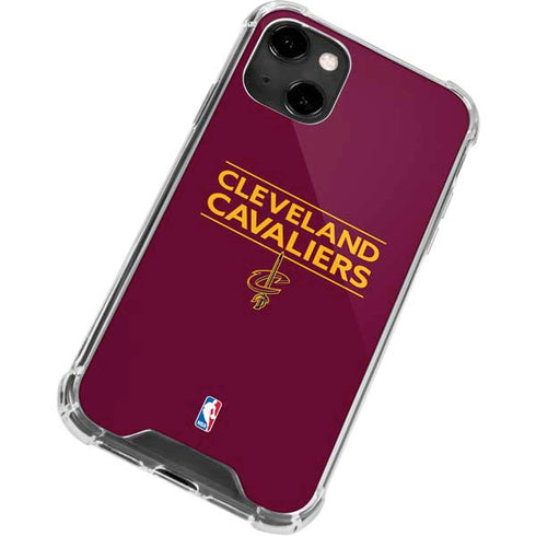 NBA Cleveland Cavaliers Standard - Maroon iPhone 14 Clear Case