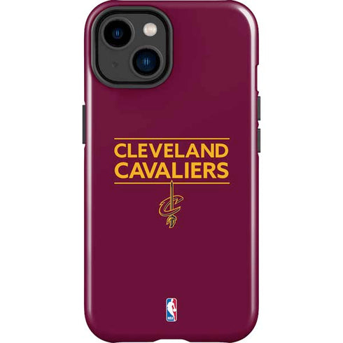 NBA Cleveland Cavaliers Standard - Maroon iPhone 15 Plus Impact Case